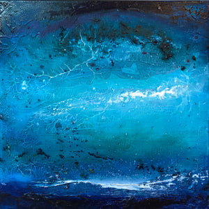 "Midnight Seascape" Oil On Canvas